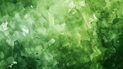 Wall Mural - Abstract green watercolor background