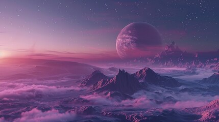 Wall Mural - amazing space travel collage design