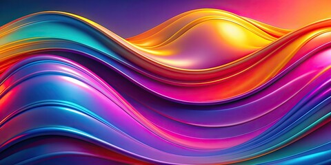 Poster - Abstract fluid gradient background, perfect for modern design projects, fluid, gradient, abstract, background, modern, design