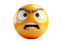 © designspace01 - Angry emoji face, portraying frustration and anger with intense expression and World Emoji Day