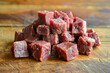 © Emanuel - Pile of beef cubes