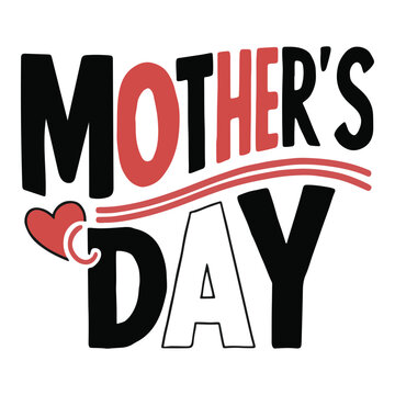 Happy Mother's day typography T Shirt design