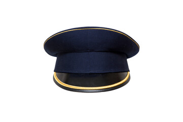 Police hat on the transparent background