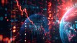 © AGCreative - A dynamic digital display with a glowing globe and data visualization elements, representing global technology and financial trends.