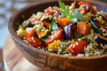 Sticker - Quinoa salad with veggies and tomatoes healthy side dish suggestion