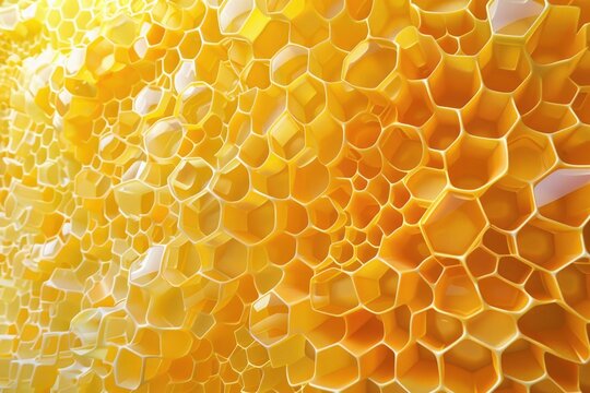 Energetic honeycomb composition, generated