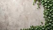 © mischenko - Rustic green and bronze ivy. Wall plant background. Copy the space image. Space to add text and design