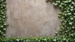 © mischenko - Rustic green and bronze ivy. Wall plant background. Copy the space image. Space to add text and design