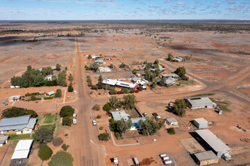 Wall Mural - Thw town of Stonehenge in western Queernsland, Australia.