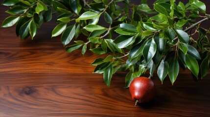 Wall Mural - Soothing Pear Wood Background  