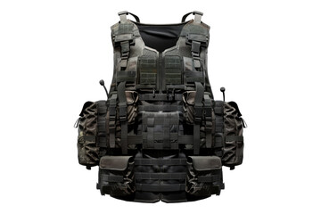 Bullet prof vest isolated on transparent background