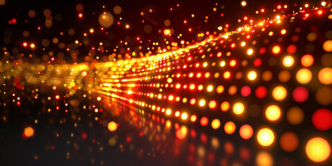 Abstract binary coding on dark background. Matrix and security concept. 3D Rendering.