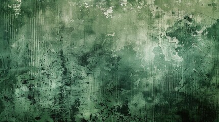 Green grunge backdrop featuring old design