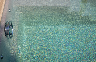 clear water in swimming pool