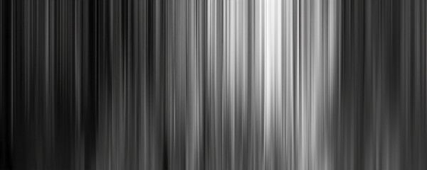Wall Mural - Black and white digital glitch art background, stripes of dark grey with a subtle noise effect, creating a dark and mysterious atmosphere.
