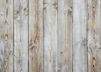 Wall Mural - Weathered white wood texture background with natural old patterns, abstract gray tones, and subtle grain details, perfect for rustic design or textured overlay backgrounds.