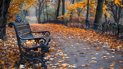 Canvas Print - Autumnal Solitude