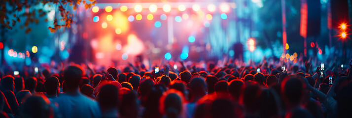 large concert with many spectators.