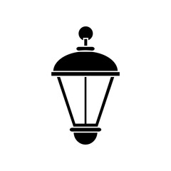 Wall Mural - Lantern icon vector. Lamp illustration sign. Flashlight symbol. Arabian lamp logo.