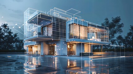 Developing futuristic building architecture systems utilizing artificial intelligence and IoT for constructing AI-controlled smart homes