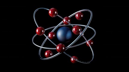 Wall Mural - Atomic Model