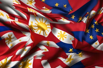 Philippines Flag background 