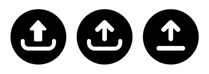 Poster - upload icon vector. symbol, sign.