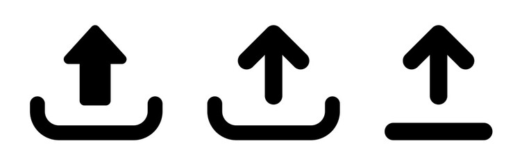 Poster - upload icon vector. symbol, sign.