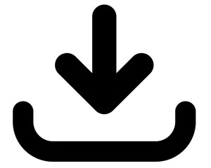 Poster - download icon vector. symbol, sign.