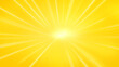 © Paul Peery - Bright Yellow Sunburst with Radiating Light Beams