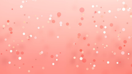 Wall Mural - Pink Background with Delicate White Confetti Overlay