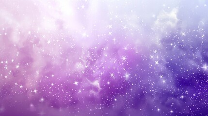 Wall Mural - Purple and White Galaxy Background.