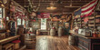 © Lila Patel - The Spirit of '76: An old-fashioned general store adorned with patriotic bunting and Americana decor.