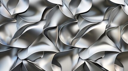 Wall Mural - Abstract Metallic Background.