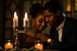 © Tetiana - AI generated image photo of sweet adorable young couple enjoying romantic date vacation together