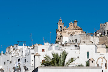 Sticker - Ostuni, the White City - Historic center.