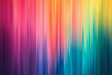 Poster - Colorful vertical lines merge to form a vibrant and bright abstract background, perfect for adding beauty and style to any project