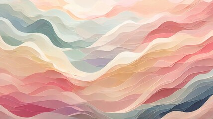 Wall Mural - abstract background with waves