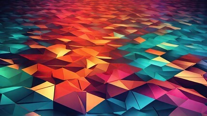 Wall Mural - abstract background with triangles