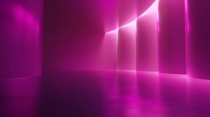 Fototapete - abstract, gradient neon dark background