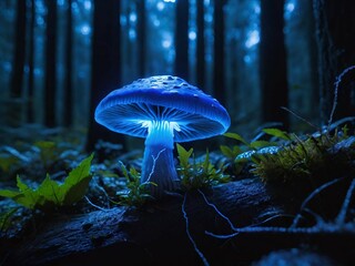 Poster - mushrooms in the forest