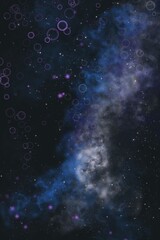 Wall Mural - starry night sky