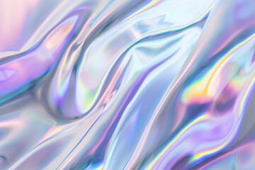 Wall Mural - Iridescent Holographic Backgrounds