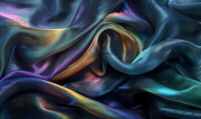 Wall Mural - Bright Abstract AI-Generated Art with Vivid Colors and Dynamic Shapes. Modern and Stylish 4K Wallpaper Highlighting Expressive and Energetic Design.