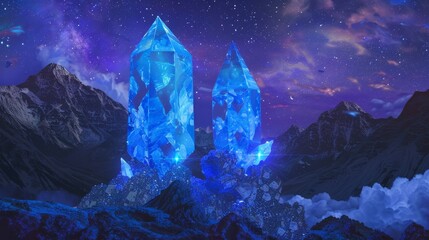 a purple and blue space backdrop --no text, watermark, no human --chaos 10 --ar 16:9 --v 5.2 job id: