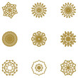 © Gifa_Art - Decorative ornament shape icon set