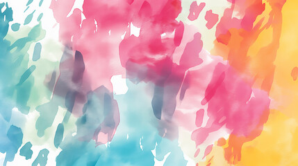 Wall Mural - Playful splash of pastel colors blending seamlessly in an abstract art piece.