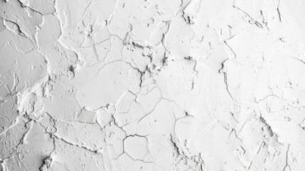 Canvas Print - Texture of Stucco Background in White