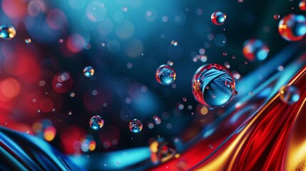 Poster - An abstract business background with a modern desktop wallpaper