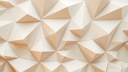 Poster - Featuring triangular pyramids on a light modern background. 3D Abstract Background White.